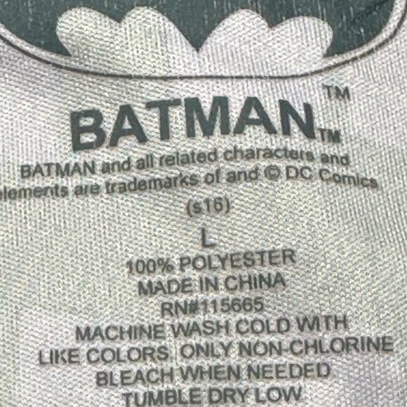 BATMAN D.C. Comics JOKER SS Polyester PERFECT HALLOWEEN COSTUME LARGE  UNISEX - Picture 7 of 8